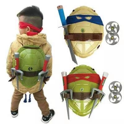 Best TMNT Teenage Mutant Ninja Turtles Costume Shell & Weapon Set Collection • $31.98