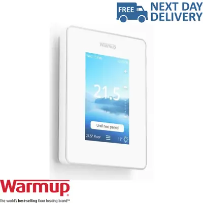 Warmup 6iE WiFi Thermostat Bright Porcelain - 6IE • £155.57