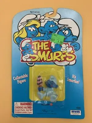 Smurfs 20206 Baby Smurf Ice Cream Pop Popsicle Vintage Figure PVC Peyo Figurine • $36.97