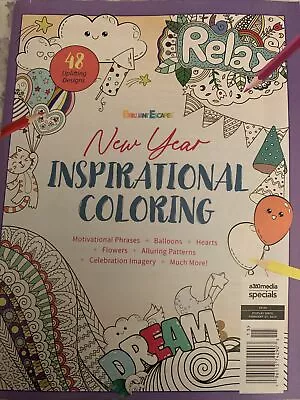 New Year Inspirational Coloring By Brilliant Escapes • $2.85