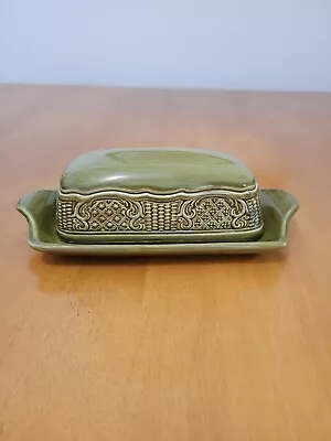 Vintage Canonsburg Pottery Co. Madeira Ironstone Butter Dish • $15.99