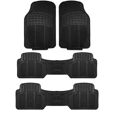 $101.99 • Buy 4pcs Rubber Floor Mats All Weather For Mitsubishi Outlander Montero Starwagon