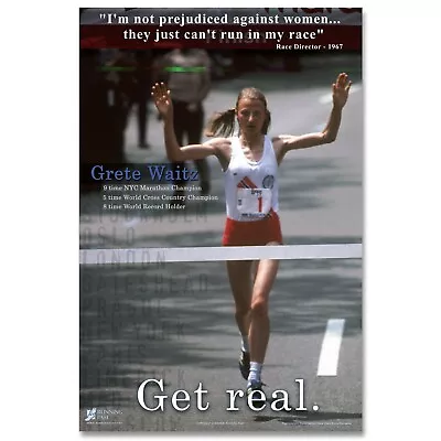 Grete Waitz Poster - 9x New York City Marathon Champion - Brand New • $19.50