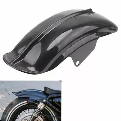 Universal Motorcycle Black Rear Mudguard Fender Accessory For Bobber Racer 94-03 • $52.74