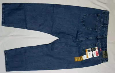 Wrangler Blue Jeans 42x29 97601 Relaxed Fit Vintage Stonewash 5 Star Premium Nwt • $27.51