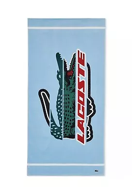 Lacoste Beach Towel Large 36x72 In Iconic Crocodile Logo Tennis Cotton 13 Styles • £26.58