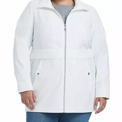 Vince Camuto Ladies' Rain Anorak Jacket White Size L • $34.97