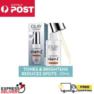 $34.99 • Buy Olay Luminous Niacinamide + Vitamin C  Radiant Glow Super Serum 30ml