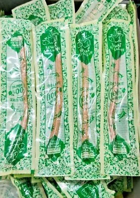 $13.22 • Buy 10 Natural Herbal Toothbrush Vacuum Sealed Sewak Siwak Meswak Arak Peelu Miswak