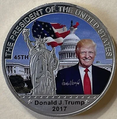 $20 • Buy Donald Trump 2017 POTUS 45 Commemorative Medallion. BRAND NEW/FREE POSTAGE