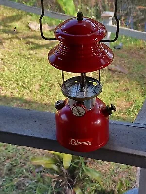 VTG Coleman 200A Lantern 9-62 Red Nice Clean. • $48