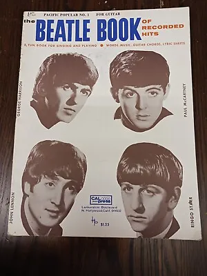 The Beatle Book Of Recorded Hits Song Book Sheet Music Vtg 60 Pacific Popular #1 • $24.99