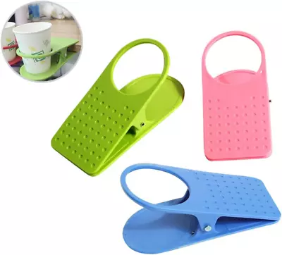 Cup Holder Clip 3Pcs Table Side Clip Cup Holder Clip Water Holder Clamp Clip-On  • $22.88