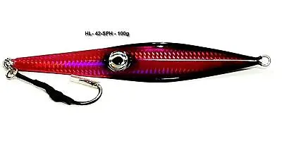 FISHING LURE METAL KNIFE JIG HL-42-SPH - 100g JIGGING DEEP SEA FISHING JAPAN • $32