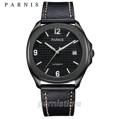 $98.99 • Buy Parnis Luminous Marker Miyota Automatic Men's Casual Watch Sapphire Glass Gift