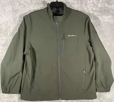 Eddie Bauer Jacket Mens 2XL Green Full Zip First Ascent Expedition Performance • $32.99