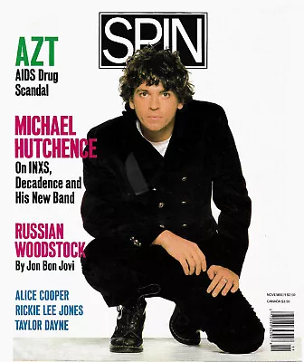 INXS - Michael Hutchence - Spin Magazine 1989 • $19.99