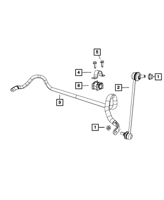 Genuine Mopar Sway Eliminator Cushion 5105103AC • $19.50