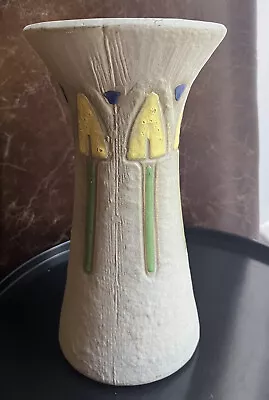 VTG LG 10  Roseville Pottery Arts & Crafts Mostique Arrow Vase 164-10 Mission • $199