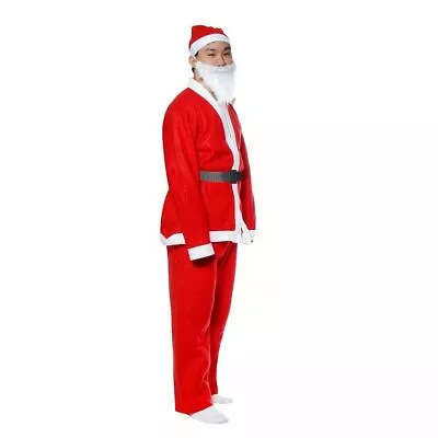 £9.99 • Buy Christmas Santa Claus Cosplay Costume Father Outfit Adult Fancy Dress Xmas Suit