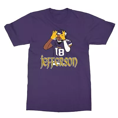 Justin Jefferson Minnesota Vikings Wide Receiver PIC Gift Unisex T-Shirt • $17.99