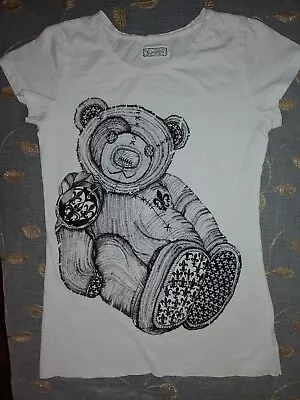 $15 • Buy Lauren Moshi Teddy Bear Graphic Short Sleeve T Shirt Size Medium