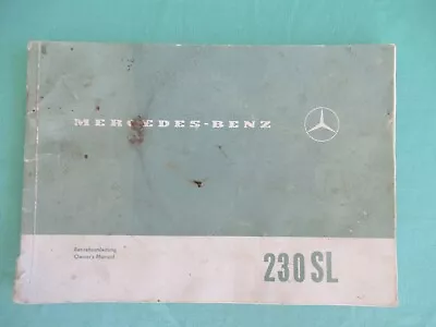Mercedes Benz 230SL Owner's Operator Manual READ DESCRIPTION • $99.95