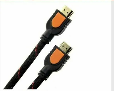 £3.89 • Buy High Quality Short HDMI Cable For HD TV 3D 1080p One Feet HDMI 1.4 Braided Gold