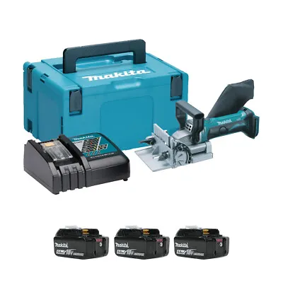 Makita DPJ180RTJ-3 18v LXT Biscuit Jointer (3x5Ah) • £535