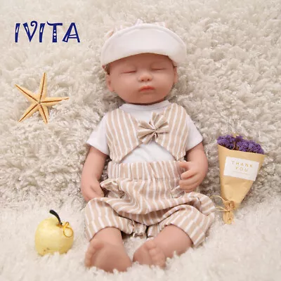 15'' Vivid Silicone Reborn Doll Sleeping Baby Boy Floppy Kids Collection Gift • $69