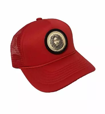 Red Custom Medusa Hat- Brand New- Classic Trucker Hats - YD - Versac • $29