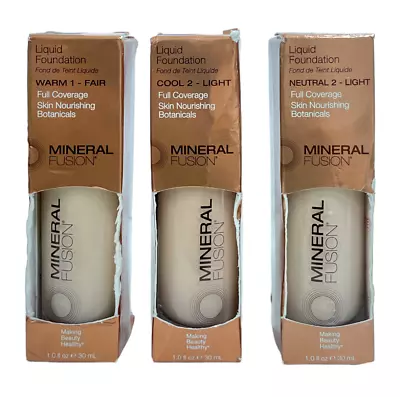 Mineral Fusion Liquid Foundation (1fl/30ml) You Pick Shade! New As Seen In Pics • $11.99