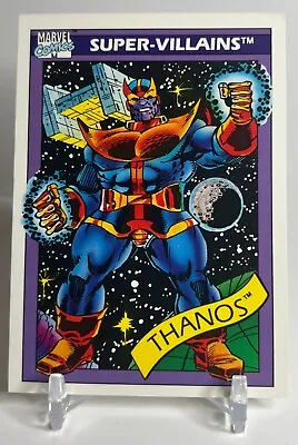 1990 Marvel Comics Super-Villains Trading Cards- Thanos #79 • $3