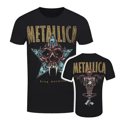 Metallica T-Shirt King Nothing Rock Band New Black Official • £15.95