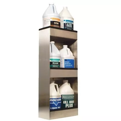 3 Tier Van Chemical Shelf Holds 6 Gallons • $200