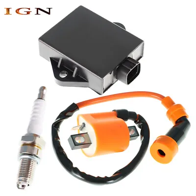 Ignition Coil Spark Plug And CDI Box For Arctic Cat 300 2x4 4X4 1998 - 2005 • $27.38