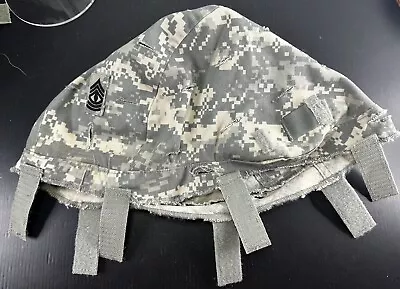 Used ACU UCP ACH Advanced Combat Helmet Cover Large/X-Large MICH USGI Rank Patch • $12.99