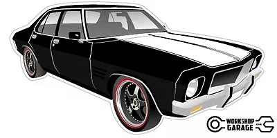 New! Collectable Holden HQ Monaro GTS 4Door - Black With Black Rims • $3.80