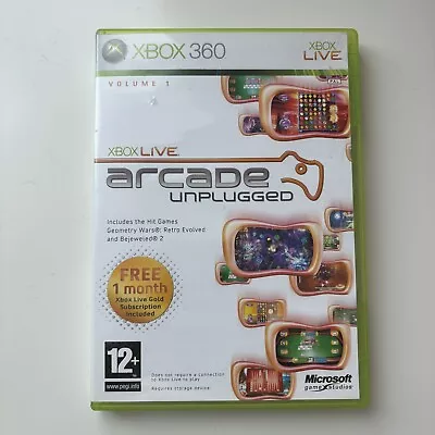 Xbox 360 Game / Xbox 360 Live Arcade Unplugged Volume 1 Inc Manual • £5.99