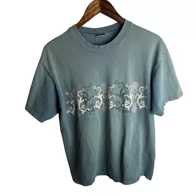Vintage 90’s No Fear Men’s Green Faded Dragon T Shirt Size Medium • $39.99
