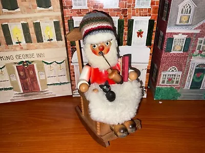 Vintage Steinbach Nutcracker  Santa Rocker Smoker Volkskunst 9.5” • $49