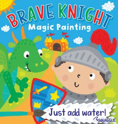 1 X Brave Knight MAGIC PAINTING COLOURING ART BOOK FOR CHILDREN • £4.99