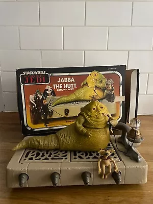 Vintage Star Wars Jabba The Hutt Playset • £150