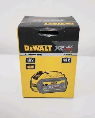 DeWalt DCB547 18V 54V Li-Ion XR Flexvolt Convertible Battery 9.0Ah Seal Intact- • £124.99