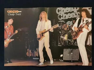 Cheap Trick In Concert-1979 Circus Magazine Poster-VTG Man Cavemusic Rm.decor • $10.95