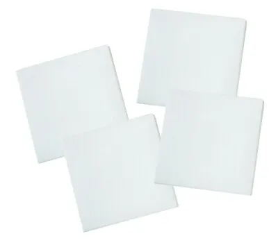Pack Of 4 Blank Artist Canvas White Stretched Mini Art Craft 7.5cm X 7.5cm • £4.23