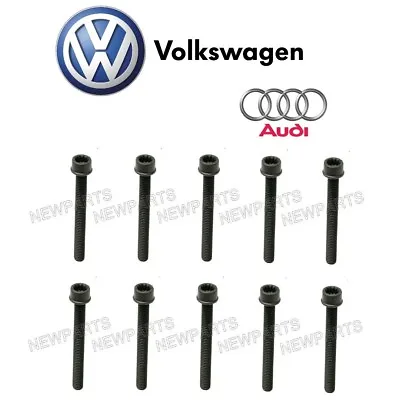 For Audi A3 A4 Q3 Quattro VW Beetle Set Of 10 Main Bearing Cap Bolt 10 X 80 Mm • $69.92