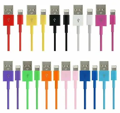USB Charger & Data Sync Cable Lead Wires For IPhone 14/13/12 Pro/11/XS Max/8/7/6 • £3.43