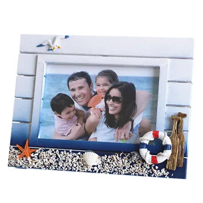  Nautical Picture Frame Ornament Kids Frames Stand Child Decorations Vintage • £14.79
