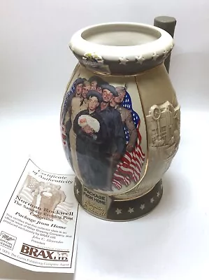 Vtg Norman Rockwell Miller Beer Stein Package From Home  Saturday Evening Post  • $29.99